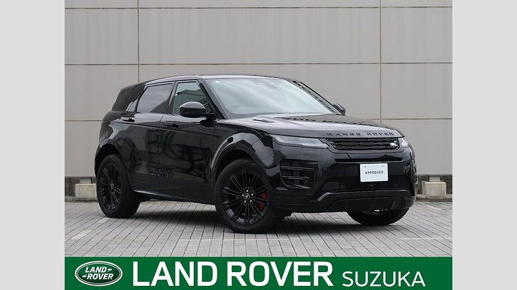 2024 認定中古車 Land Rover Range Rover Evoque サントリーニブラック D200マイルドハイブリッド（ディーゼル） スタンダードホイールベース DYNAMIC SE