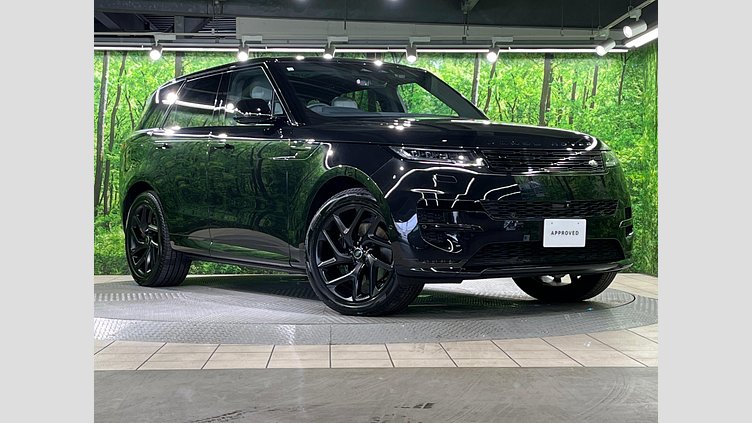2023 認定中古車 Land Rover Range Rover Sport サントリーニブラック 3.0リッター6気筒300PSターボチャージドディーゼルMHEV（オートマチック） DYNAMIC SE