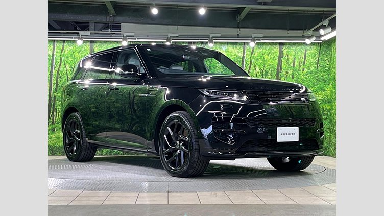 2023 認定中古車 Land Rover Range Rover Sport サントリーニブラック 3.0リッター6気筒300PSターボチャージドディーゼルMHEV（オートマチック） DYNAMIC SE