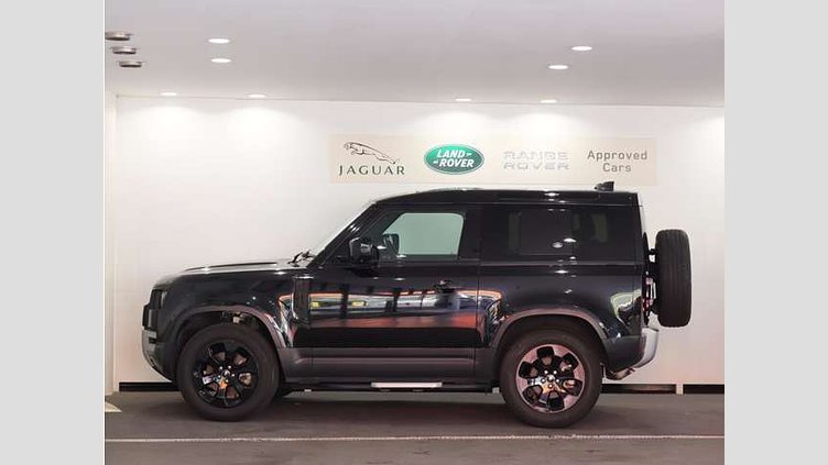2021 認定中古車 Land Rover Defender 90 Santorini Black 2.0 litre i4P Petrol 90HSE2.0L P300 4WD