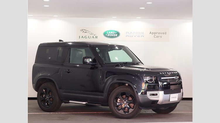 2021 認定中古車 Land Rover Defender 90 Santorini Black 2.0 litre i4P Petrol 90HSE2.0L P300 4WD