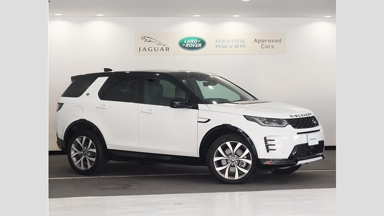 2024 認定中古車 Land Rover Discovery Sport フジホワイト プラグインハイブリッド（ガソリン） 標準ホイール Dynamic HSE