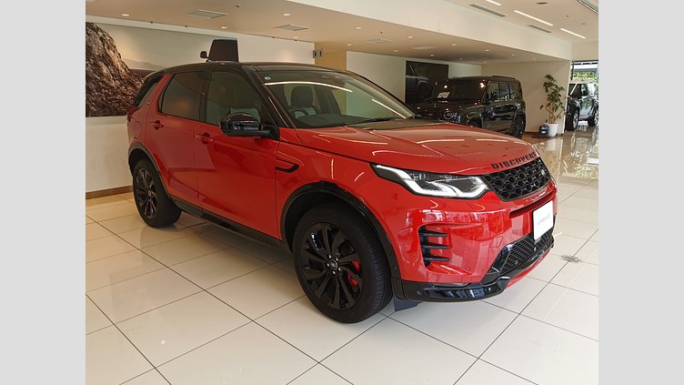 2024 認定中古車 Land Rover Discovery Sport フィレンツェレッド プラグインハイブリッド（ガソリン） 標準ホイール Dynamic HSE