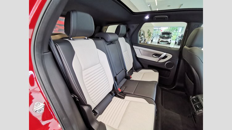 2024 認定中古車 Land Rover Discovery Sport フィレンツェレッド プラグインハイブリッド（ガソリン） 標準ホイール Dynamic HSE