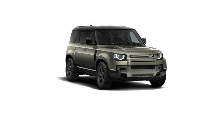 2025 NAUDOTI AUTOMOBILIAI Land Rover Defender 110 Pangea Green D250 Diesel Mild Hybrid X-Dynamic SE