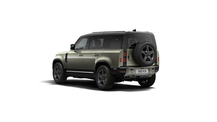 2025 NAUDOTI AUTOMOBILIAI Land Rover Defender 110 Pangea Green D250 Diesel Mild Hybrid X-Dynamic SE
