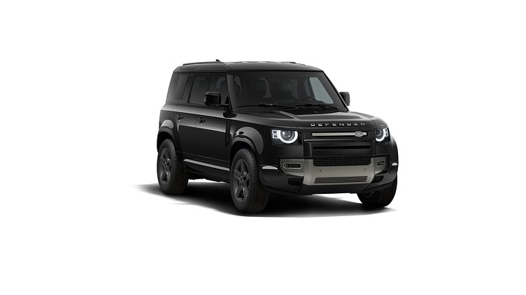 2025 NAUDOTI AUTOMOBILIAI Land Rover Defender 110 Santorini Black D250 Diesel Mild Hybrid X-Dynamic SE