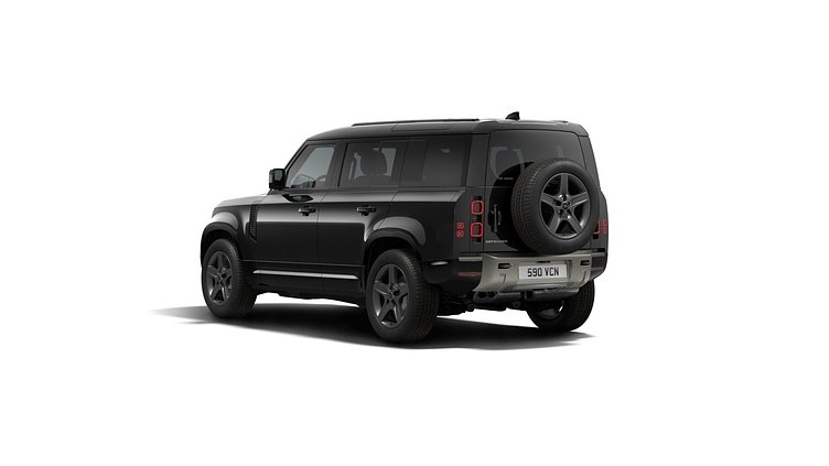 2025 NAUDOTI AUTOMOBILIAI Land Rover Defender 110 Santorini Black D250 Diesel Mild Hybrid X-Dynamic SE