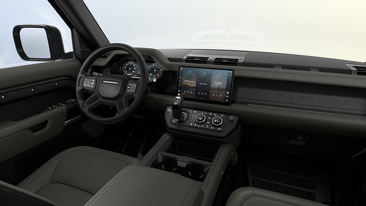 2025 NAUDOTI AUTOMOBILIAI Land Rover Defender 110 Santorini Black D250 Diesel Mild Hybrid X-Dynamic SE