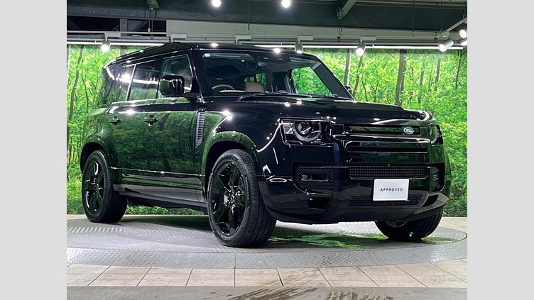 2024 認定中古車 Land Rover Defender 110 サントリーニブラック D350 ディーゼルマイルドハイブリッド X-Dynamic HSE
