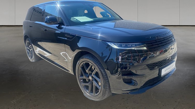 2023 Approved Land Rover Range Rover Sport Santorini Black 3.0 litre i6D​ RR Sport 3.0D 300PS AWD Auto Dynamic SE