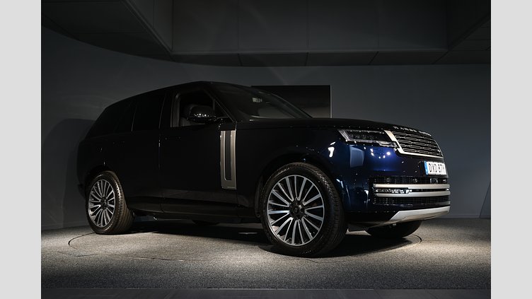 2026 Ny Land Rover Range Rover Constellation Blue in Gloss finish​ P460e bensinladdhybridfordon Standard hjulbas Westminster Edition