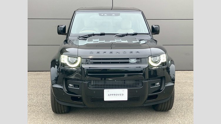 2025 認定中古車 Land Rover Defender 90 サントリーニブラック D350 ディーゼルマイルドハイブリッド X-Dynamic HSE