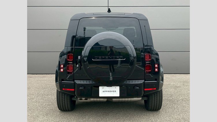2025 認定中古車 Land Rover Defender 90 サントリーニブラック D350 ディーゼルマイルドハイブリッド X-Dynamic HSE