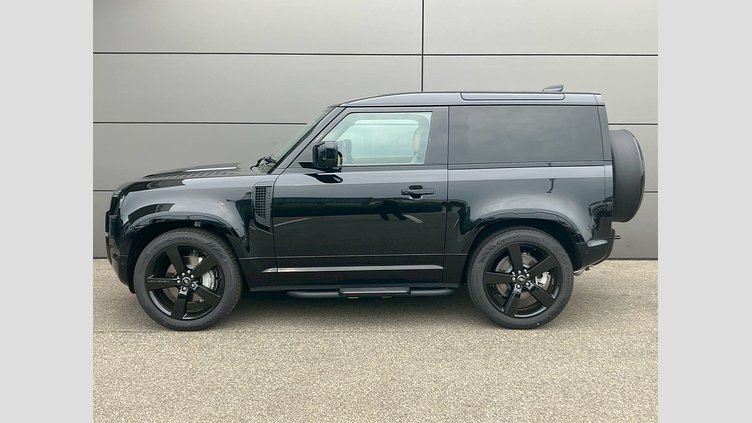 2025 認定中古車 Land Rover Defender 90 サントリーニブラック D350 ディーゼルマイルドハイブリッド X-Dynamic HSE