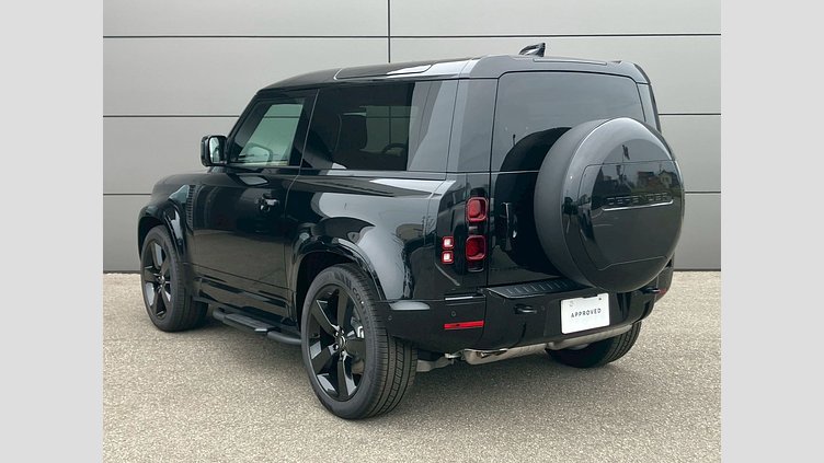 2025 認定中古車 Land Rover Defender 90 サントリーニブラック D350 ディーゼルマイルドハイブリッド X-Dynamic HSE