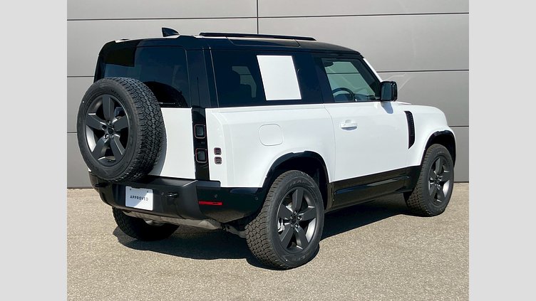 2025 認定中古車 Land Rover Defender 90 フジホワイト D350 ディーゼルマイルドハイブリッド X-Dynamic HSE
