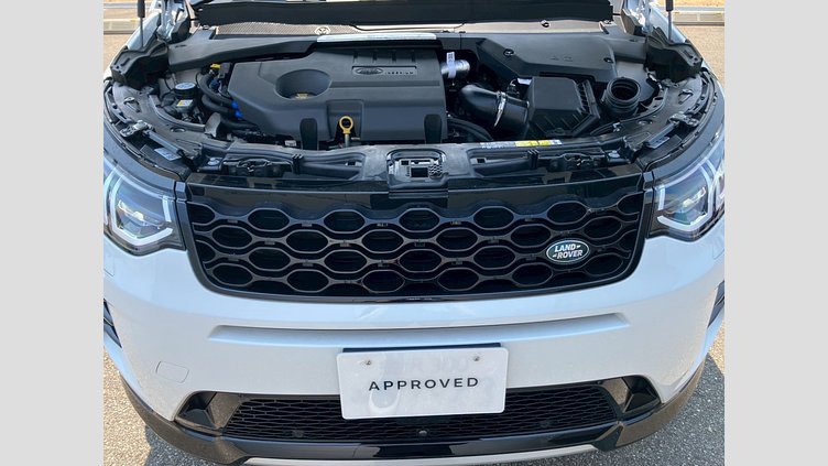 2025 認定中古車 Land Rover Discovery Sport フジホワイト D200マイルドハイブリッド（ディーゼル） 標準ホイール Dynamic S