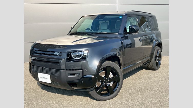 2025 認定中古車 Land Rover Defender 110 カルパチアングレイ D350 ディーゼルマイルドハイブリッド X-Dynamic HSE