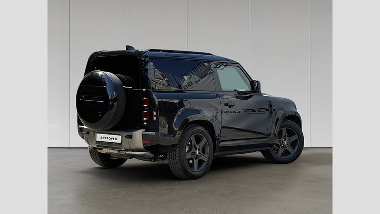 2025 Approved Land Rover Defender 90 Santorini Black D250 Diesel MHEV Hard Top Hard Top X-Dynamic SE