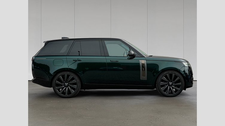 2025 Approved Land Rover Range Rover Zielony British Racing Green D350 MHEV STANDARD WHEELBASE (SWB) SV