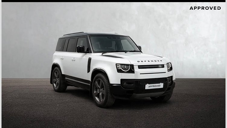 2025 Approved Land Rover Defender 110 Fuji White 3.0 turbo diesel i6, 257 kW and 700 Nm AWD 3.0D 257KW D350 X-DYNAMIC