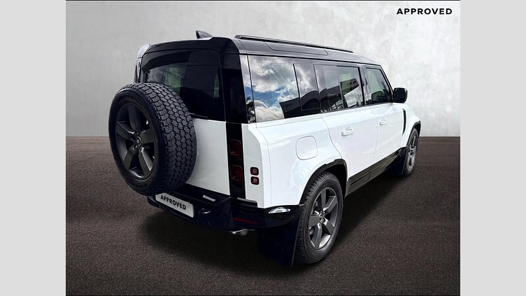 2025 Approved Land Rover Defender 110 Fuji White 3.0l i6 front-mounted turbo diesel, 257 kW and 700 Nm AWD 3.0D 257KW D350 X-DYNAMIC
