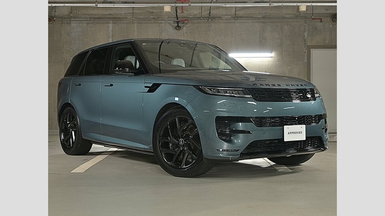 2024 認定中古車 Land Rover Range Rover Sport ジオラグリーン P550eプラグインハイブリッド（ガソリン） スタンダードホイールベース Dynamic SE
