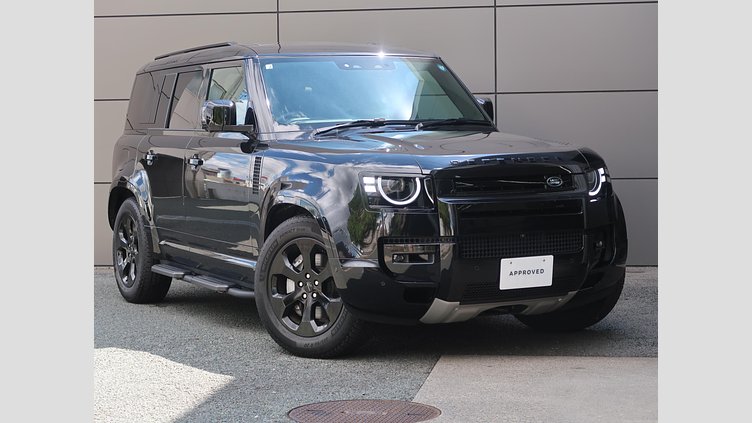 2025 認定中古車 Land Rover Defender 110 Santorini Black 3.0 litre i6D​ １１０Ｘ－ダイナミックＨＳＥ Ｄ３５０