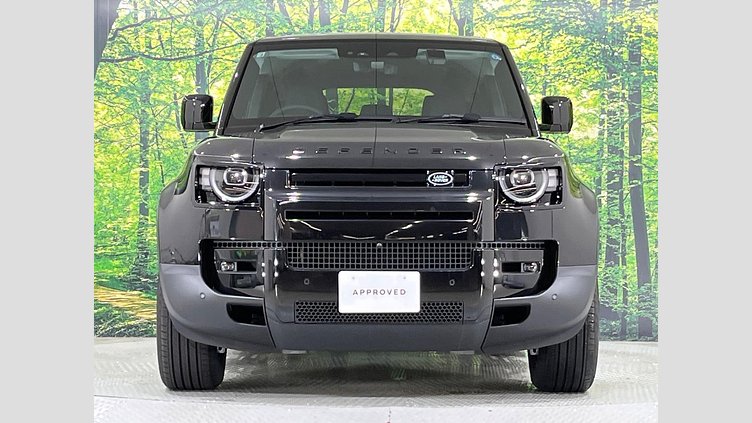 2025 認定中古車 Land Rover Defender 110 サントリーニブラック D350 ディーゼルマイルドハイブリッド S