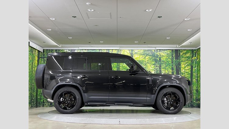 2025 認定中古車 Land Rover Defender 110 サントリーニブラック D350 ディーゼルマイルドハイブリッド S