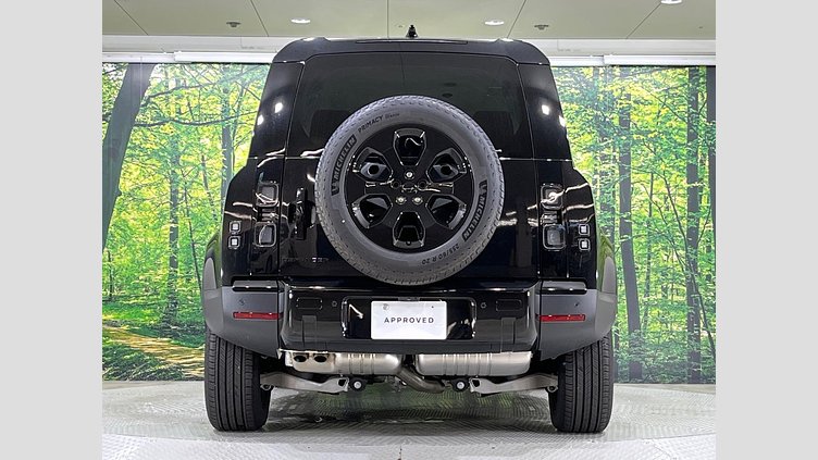 2025 認定中古車 Land Rover Defender 110 サントリーニブラック D350 ディーゼルマイルドハイブリッド S