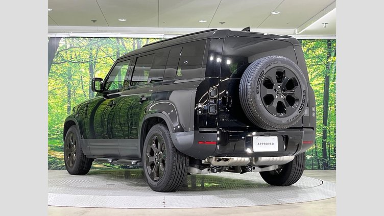 2025 認定中古車 Land Rover Defender 110 サントリーニブラック D350 ディーゼルマイルドハイブリッド S