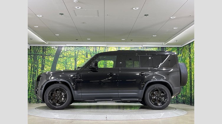 2025 認定中古車 Land Rover Defender 110 サントリーニブラック D350 ディーゼルマイルドハイブリッド S
