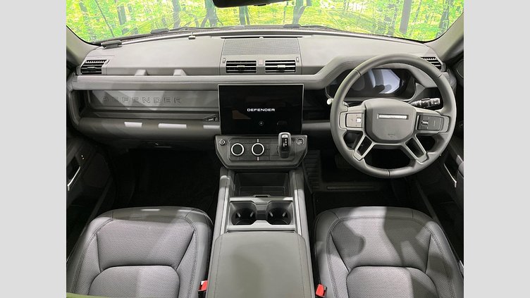 2025 認定中古車 Land Rover Defender 110 サントリーニブラック D350 ディーゼルマイルドハイブリッド S