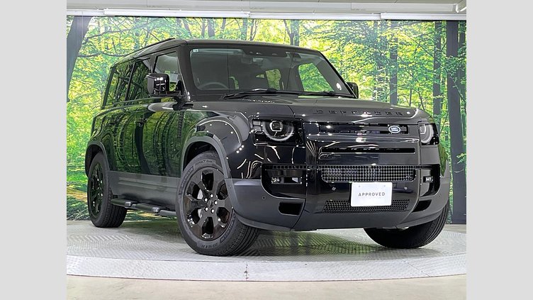 2025 認定中古車 Land Rover Defender 110 サントリーニブラック D350 ディーゼルマイルドハイブリッド S