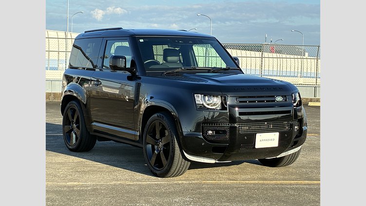 2024 認定中古車 Land Rover Defender 90 サントリーニブラック D350 ディーゼルマイルドハイブリッド X-Dynamic HSE