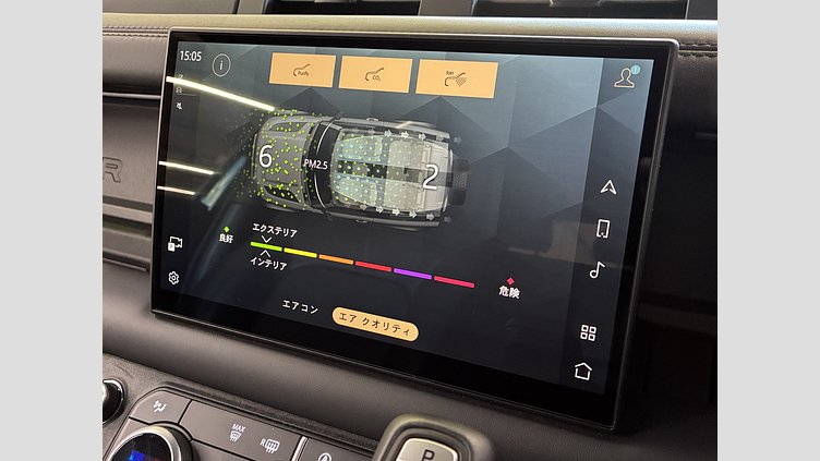 2024 認定中古車 Land Rover Defender 90 サントリーニブラック D350 ディーゼルマイルドハイブリッド X-Dynamic HSE