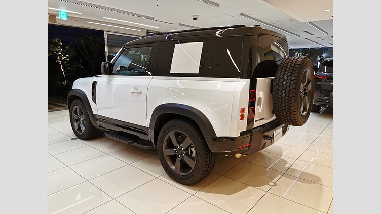 2025 認定中古車 Land Rover Defender 90 フジホワイト D350 ディーゼルマイルドハイブリッド X-Dynamic HSE