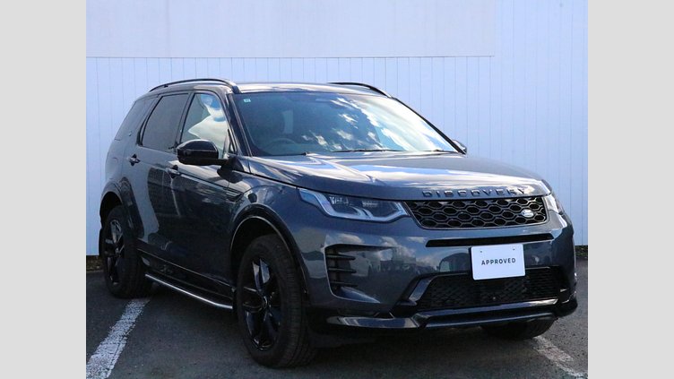 2025 認定中古車 Land Rover Discovery Sport ヴァレジネブルー プラグインハイブリッド（ガソリン） 標準ホイール Dynamic SE