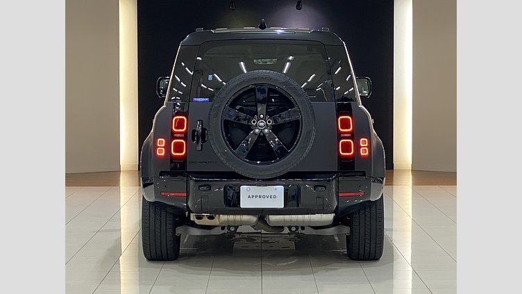 2025 認定中古車 Land Rover Defender 110 サントリーニブラック D350 ディーゼルマイルドハイブリッド X-Dynamic HSE