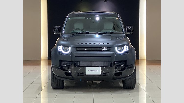 2025 認定中古車 Land Rover Defender 110 サントリーニブラック D350 ディーゼルマイルドハイブリッド X-Dynamic HSE