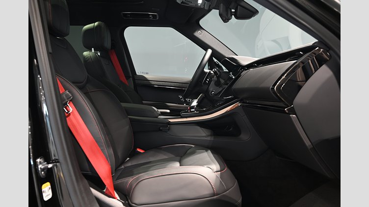 2026 Ny Land Rover Range Rover Sport Santorini Black P460e bensinladdhybridfordon Kort hjulbas (SWB) Battersea Edition