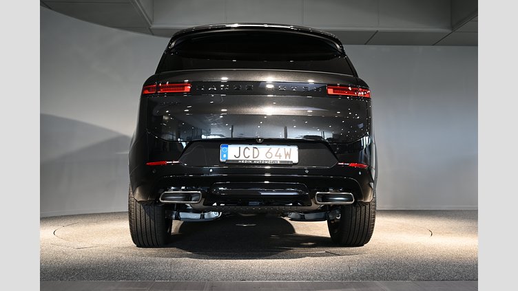 2026 Ny Land Rover Range Rover Sport Santorini Black P460e bensinladdhybridfordon Kort hjulbas (SWB) Battersea Edition