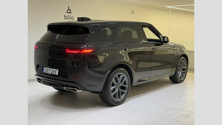 2025 Ny Land Rover Range Rover Sport Santorini Black P460e Bensin Plug-in Hybrid Kort hjulbas (SWB) Dynamic SE