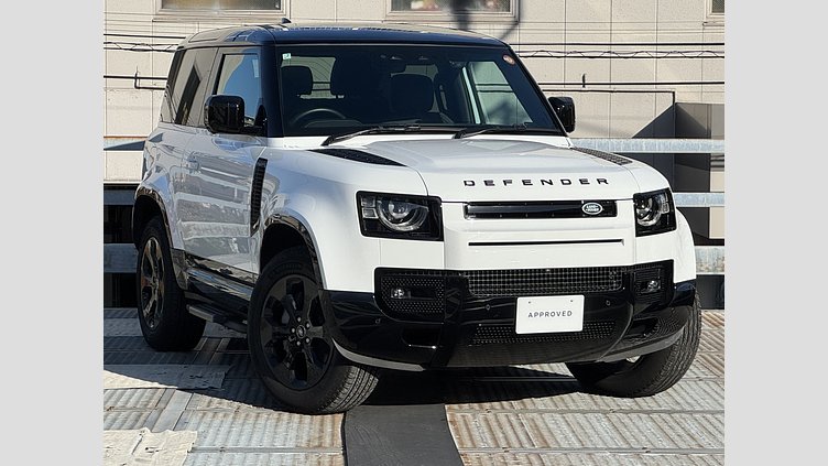 2025 認定中古車 Land Rover Defender 90 フジホワイト D350 ディーゼルマイルドハイブリッド X-Dynamic HSE