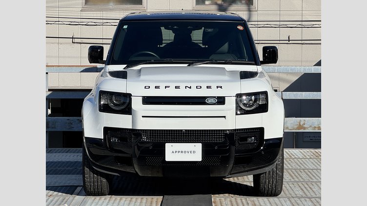 2025 認定中古車 Land Rover Defender 90 フジホワイト D350 ディーゼルマイルドハイブリッド X-Dynamic HSE