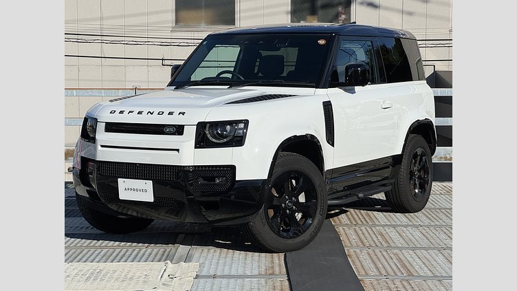 2025 認定中古車 Land Rover Defender 90 フジホワイト D350 ディーゼルマイルドハイブリッド X-Dynamic HSE