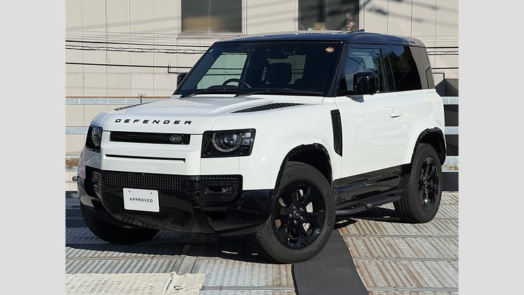 2025 認定中古車 Land Rover Defender 90 フジホワイト D350 ディーゼルマイルドハイブリッド X-Dynamic HSE