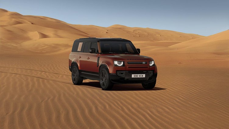 2023 Approved Land Rover Defender 130 Sedona Red AWD 3.0 D 300 hk X-Dynamic HSE 